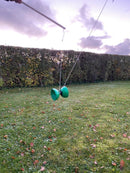 Diabolo (Djævlespil) med styrestave - Ø:10 cm. - Billede 1