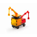Magna-Tiles Byggeplads med kraner - 32 stk. transparent. - Billede 1
