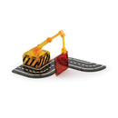 Magna-Tiles Byggeplads med kraner - 32 stk. transparent. - Billede 1