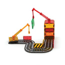 Magna-Tiles Byggeplads med kraner - 32 stk. transparent. - Billede 1