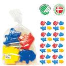1 Pose med 32 stk Svanemærkede Dantoy Sandforme - 12 cm - Fra 2 år. - Billede 1