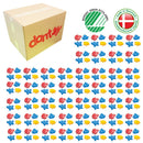 1 Kasse med 192 stk Svanemærkede Dantoy Sandforme - 12 cm - Fra 2 år. - Billede 1