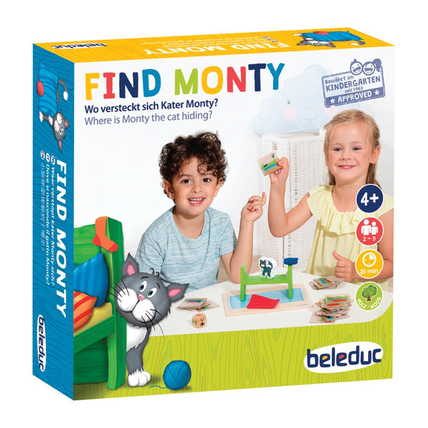 Find Monty børnespillet - Beleduc - Fra 4 år. - Billede 1