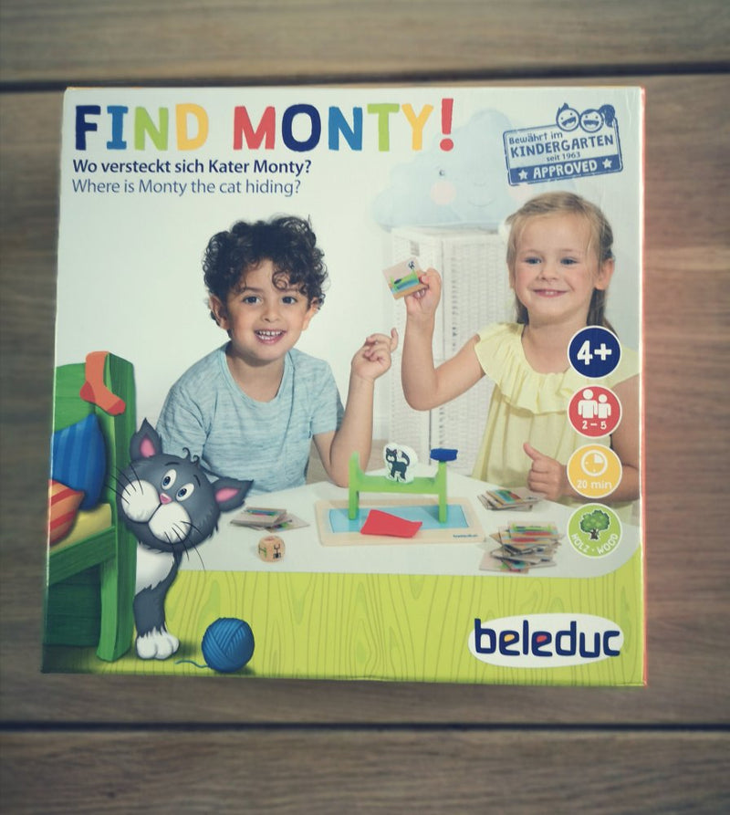 Find Monty børnespillet - Beleduc - Fra 4 år. - Billede 1