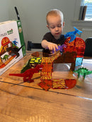 Magna-Tiles - Dino World - 40 dele - Fra 3 år - Legebyen.dk