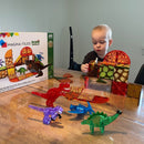 Magna-Tiles - Dino World - 40 dele - Fra 3 år - Legebyen.dk