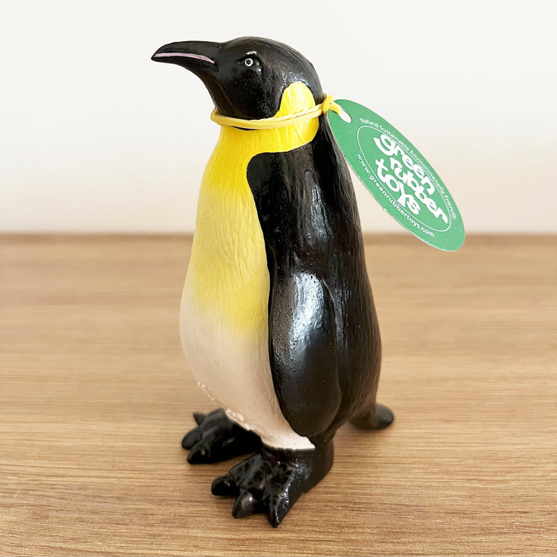 Dyr - Pingvin fra Green Rubber Toys - H:11 cm.