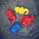 1 Kasse med 64 stk Svanemærkede Dantoy Sandforme - Havdyr - 16 cm - Fra 2 år. - Billede 1