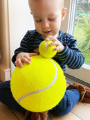 Mega tennisbold m. ventil - Ø: 21 cm - Billede 1