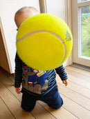 Mega tennisbold m. ventil - Ø: 21 cm - Billede 1