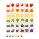 VIGA Puslespil i træ - Lær Om Farver - Fra 3 år. - Billede 1