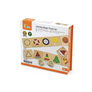 VIGA Puslespil i træ - Lær Om Former - Fra 3 år. - Billede 1