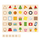 VIGA Puslespil i træ - Lær Om Former - Fra 3 år. - Billede 1