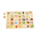 VIGA Puslespil i træ - Lær Om Sanser - Fra 3 år. - Billede 1