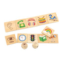 VIGA Puslespil i træ - Lær Om Sanser - Fra 3 år. - Billede 1