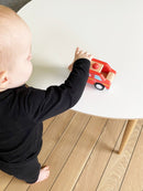 VIGA Brandbil køretøj i træ - L:13 cm - Fra 18 mdr. - Billede 1