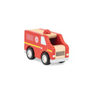 VIGA Brandbil køretøj i træ - L:13 cm - Fra 18 mdr. - Billede 1