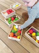 Legemad, Frugter & Grøntsager fra VIGA - 80 dele - Fra 3 år. - Billede 1