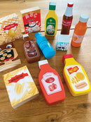 Legemad - Mad & Drikke sæt med 12 dele - VIGA - Fra 3 år. - Billede 1