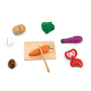 Legemad, Grøntsager i træ fra VIGA - 17 dele - Fra 18 mdr. - Billede 1