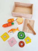 Legemad, Frokost i træ fra VIGA - 17 dele - Fra 18 mdr. - Billede 1