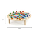 Fiskespillet i FSC-træ - Stor Ø:45 udgave - VIGA - Fra 3 år. - Billede 1