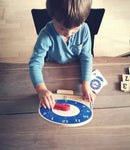 Lær Klokken Legeur / Læringsur i FSC-træ - VIGA - Fra 3 år. - Billede 1