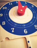 Lær Klokken Legeur / Læringsur i FSC-træ - VIGA - Fra 3 år. - Billede 1