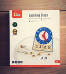 Lær Klokken Legeur / Læringsur i FSC-træ - VIGA - Fra 3 år. - Billede 1