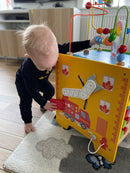 Aktivitetskasse 5-i-1 af FSC-træ - VIGA - Fra 18 mdr - Billede 1