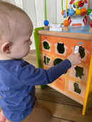 Aktivitetskasse 5-i-1 af FSC-træ - VIGA - Fra 18 mdr - Billede 1