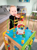 Aktivitetskasse 5-i-1 af FSC-træ - VIGA - Fra 18 mdr - Billede 1