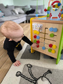 Aktivitetskasse 5-i-1 af FSC-træ - VIGA - Fra 18 mdr - Billede 1