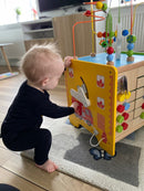 Aktivitetskasse 5-i-1 af FSC-træ - VIGA - Fra 18 mdr - Billede 1