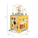 Aktivitetskasse 5-i-1 af FSC-træ - VIGA - Fra 18 mdr - Billede 1