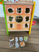 Aktivitetskasse 5-i-1 af FSC-træ - VIGA - Fra 18 mdr - Billede 1