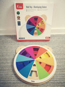 Aktivitetstavle - 1 stk Bamsehoved med farveblandings-aktivitet - Fra 18 mdr - Billede 1