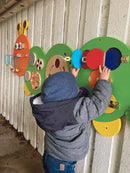 Aktivitetstavle - Tusindben-larve med 5 dele - VIGA - Fra 18 mdr - Billede 1