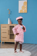 Sygeplejerske udklædning inkl. hat - 3-6 år. - Billede 1