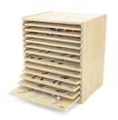 Puslespilsreol med 12 knop-puslespil - Billede 1