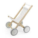 Dukkevogn i træ - Grå - Billede 1