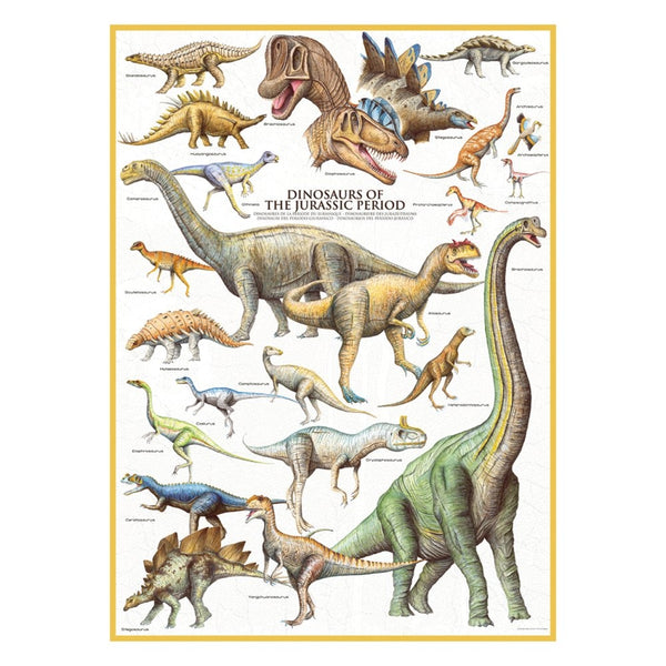 Plakat: Dinosaurs - Str. 62x92 cm. - Billede 1