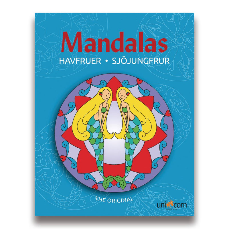 Mandalas Malebog - Havfruer - 32 sider - Fra 4 år. - Billede 1