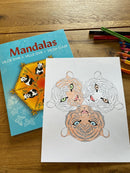 Mandalas Malebog - Vilde Dyr - 32 sider - Fra 6 år - Billede 1