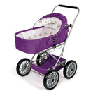 Dukkevogn fra Brio med EVA hjul - Lilla. - Billede 1