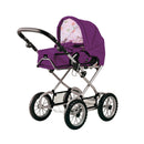 BRIO Kombi-Dukkevogn med EVA hjul - Lilla - Fra 3 år. - Billede 1