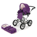 BRIO Kombi-Dukkevogn med EVA hjul - Lilla - Fra 3 år. - Billede 1