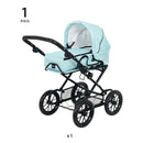 BRIO Kombi-Dukkevogn med EVA hjul - Turkis - Fra 3 år. - Billede 1