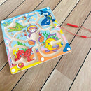 Magnetisk Aktivitetstavle fra VIGA - Under Havet - Fra 18 mdr. - Billede 1