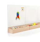 Magnettavle Tangram - 10x10 cm - 35 dele - Billede 1